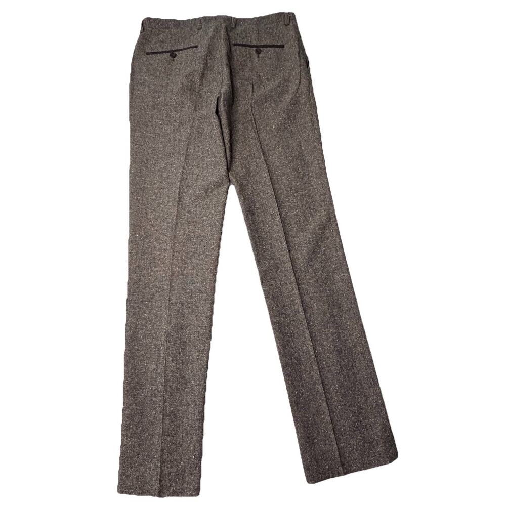 Paisley & Gray Slim Fit Brown‎ Wool Blend Dress Pants Men’s 30×32 Prom Wedding